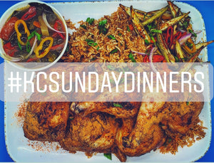 Sunday Dinner 3.14 - #1 - Jollof Rice + Suya Chicken Box