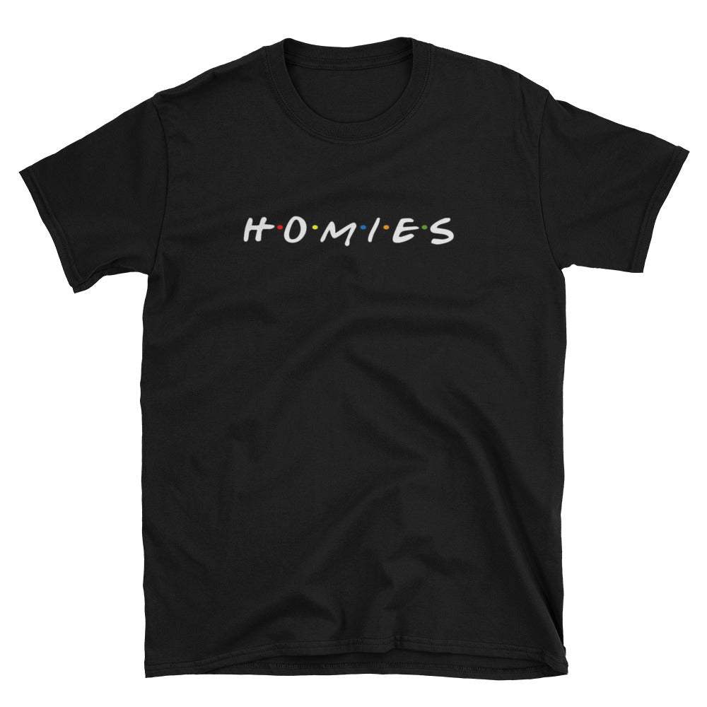 Homies Black Unisex T-Shirt
